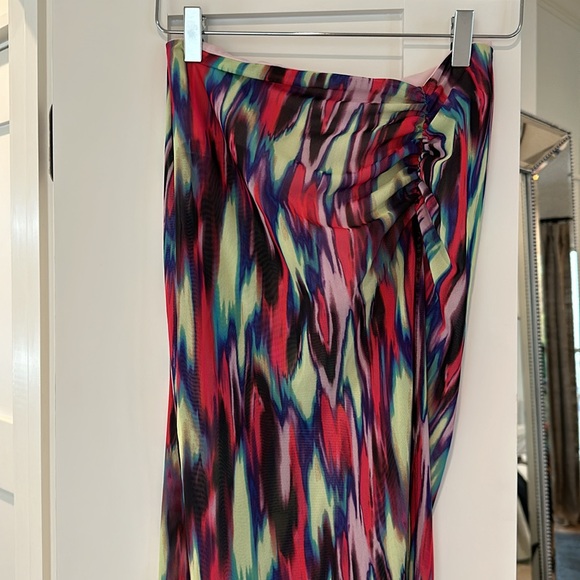 NWT Camila Coelho Serenity Maxi Skirt in Blue Hallucinogen - Picture 6 of 8